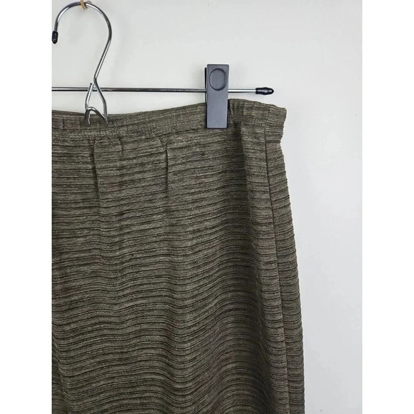 Chico's‎ Knee Length Elastic Waist Pull On Pencil Skirt Brown Size 1/M/8 - Picture 5 of 7